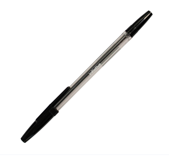 INITIATIVE BALLPOINT PEN MEDIUM BLACK 10 Pack