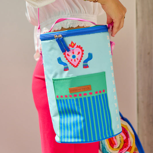 Picnic Cooler Bag - Tall Barrel - Fiesta