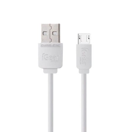 iGear | CABLE SAMSUNG MICRO B 1MTR - WHITE