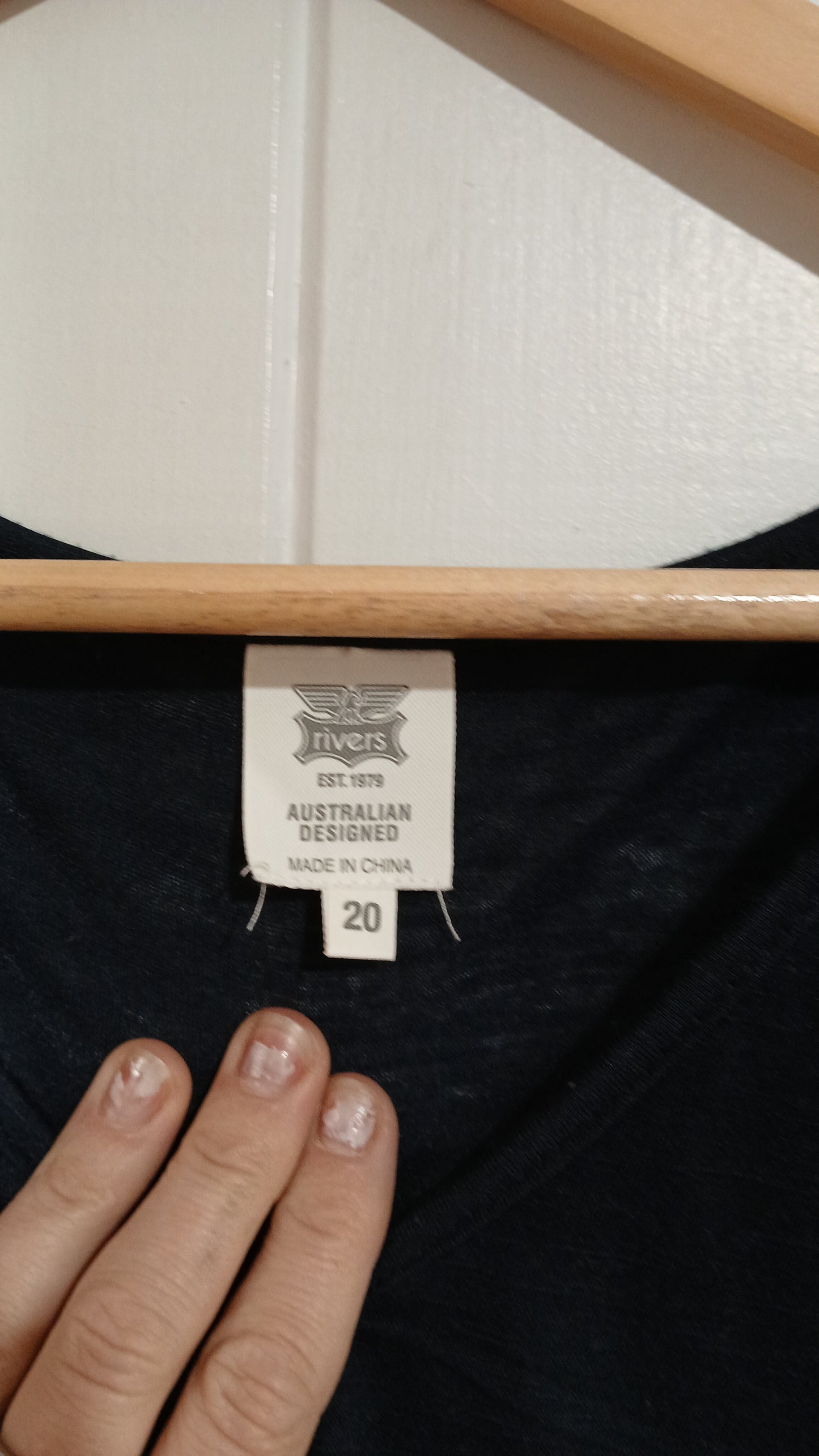 (20) Rivers | Navy Blouse