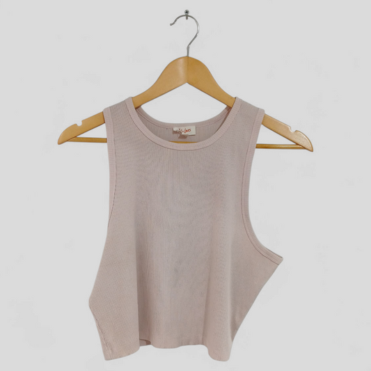 (18) Lily Loves | Pink Crop Singlet