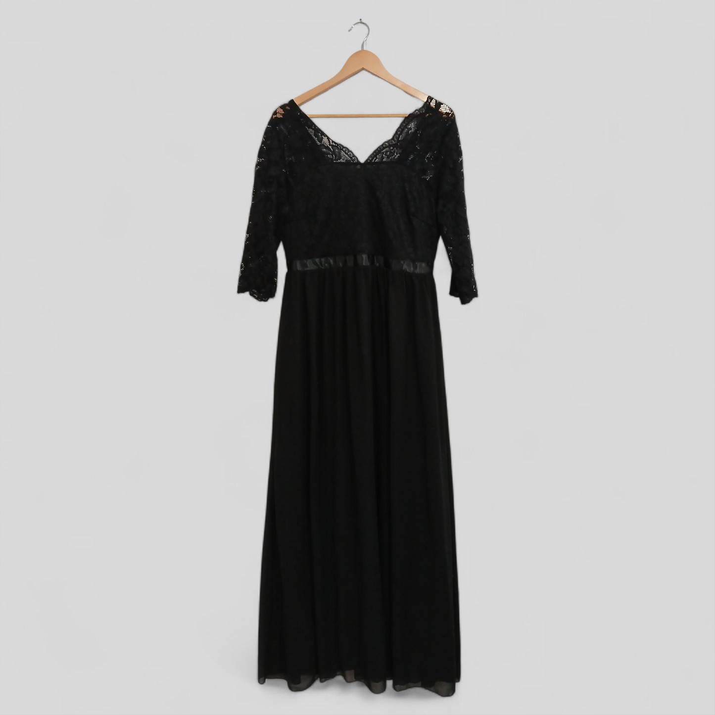 (XL) Black Dress