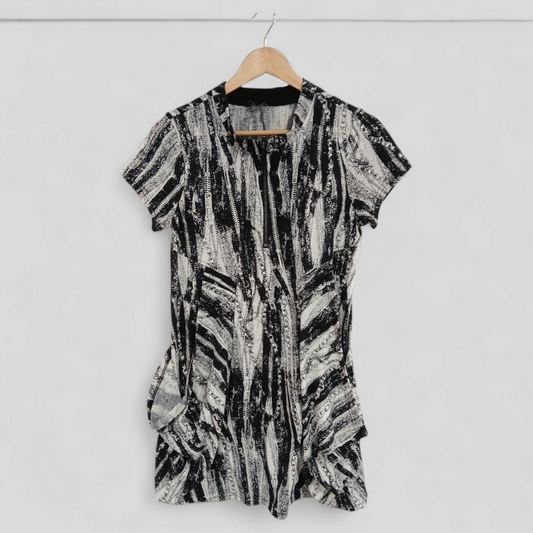 (8) Zipper Print Dress