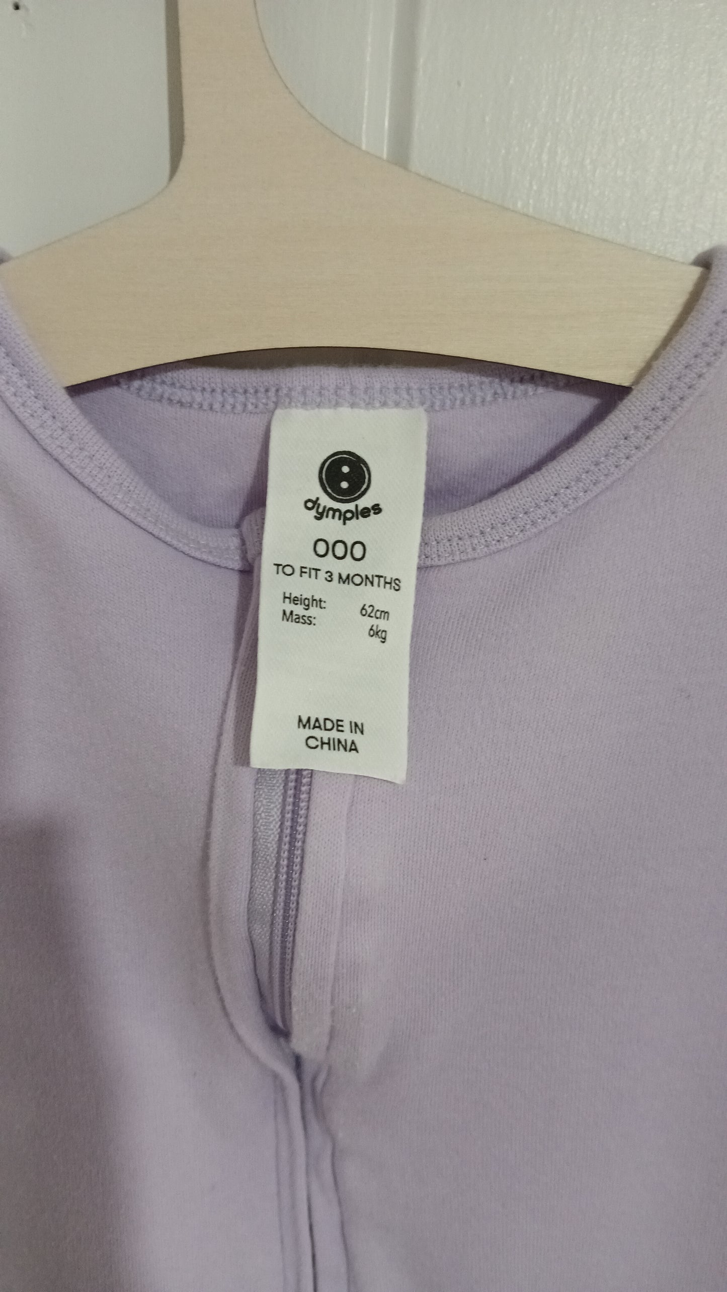 (000) Dymples | Purple L/S Onesie