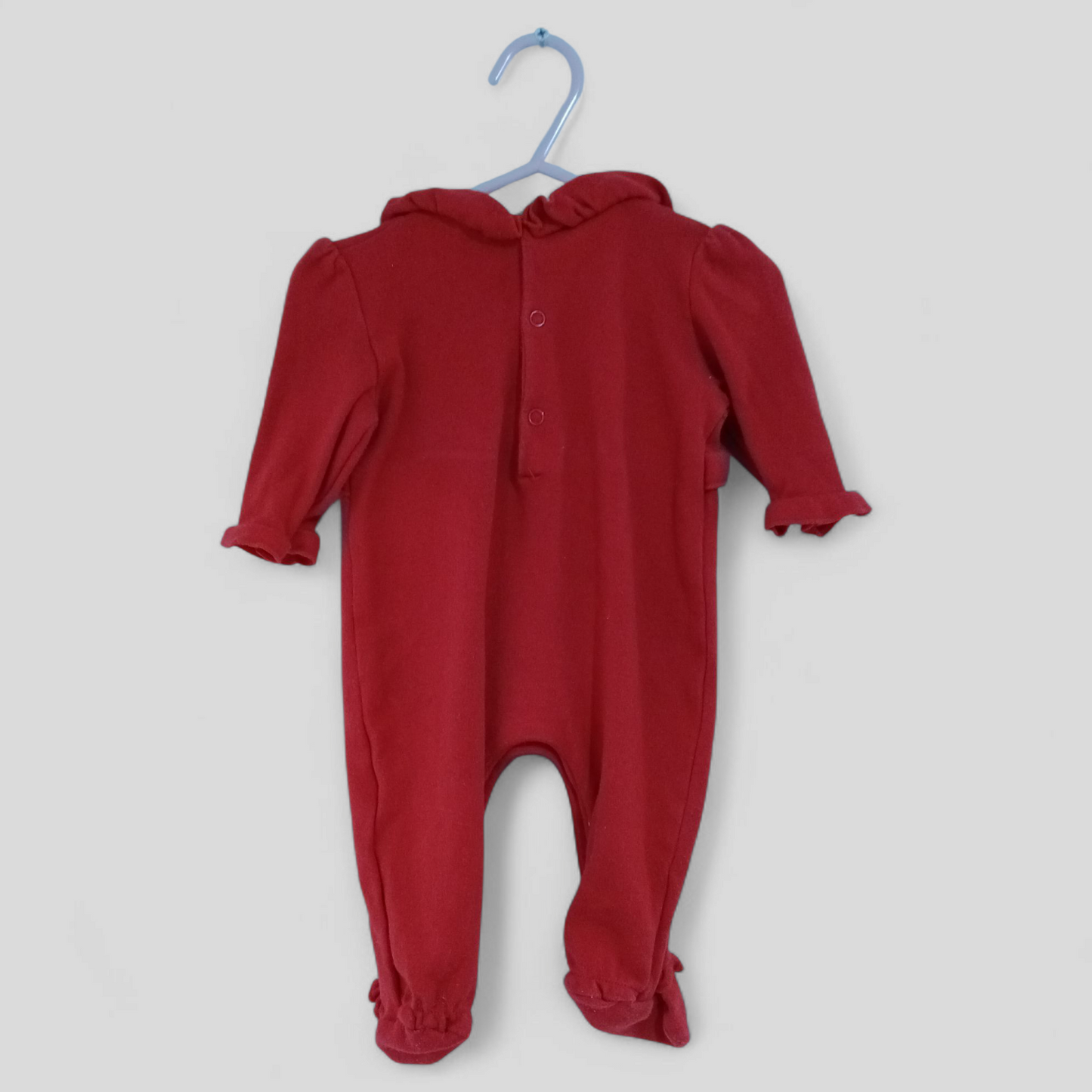 (000) Red L/S Onesie