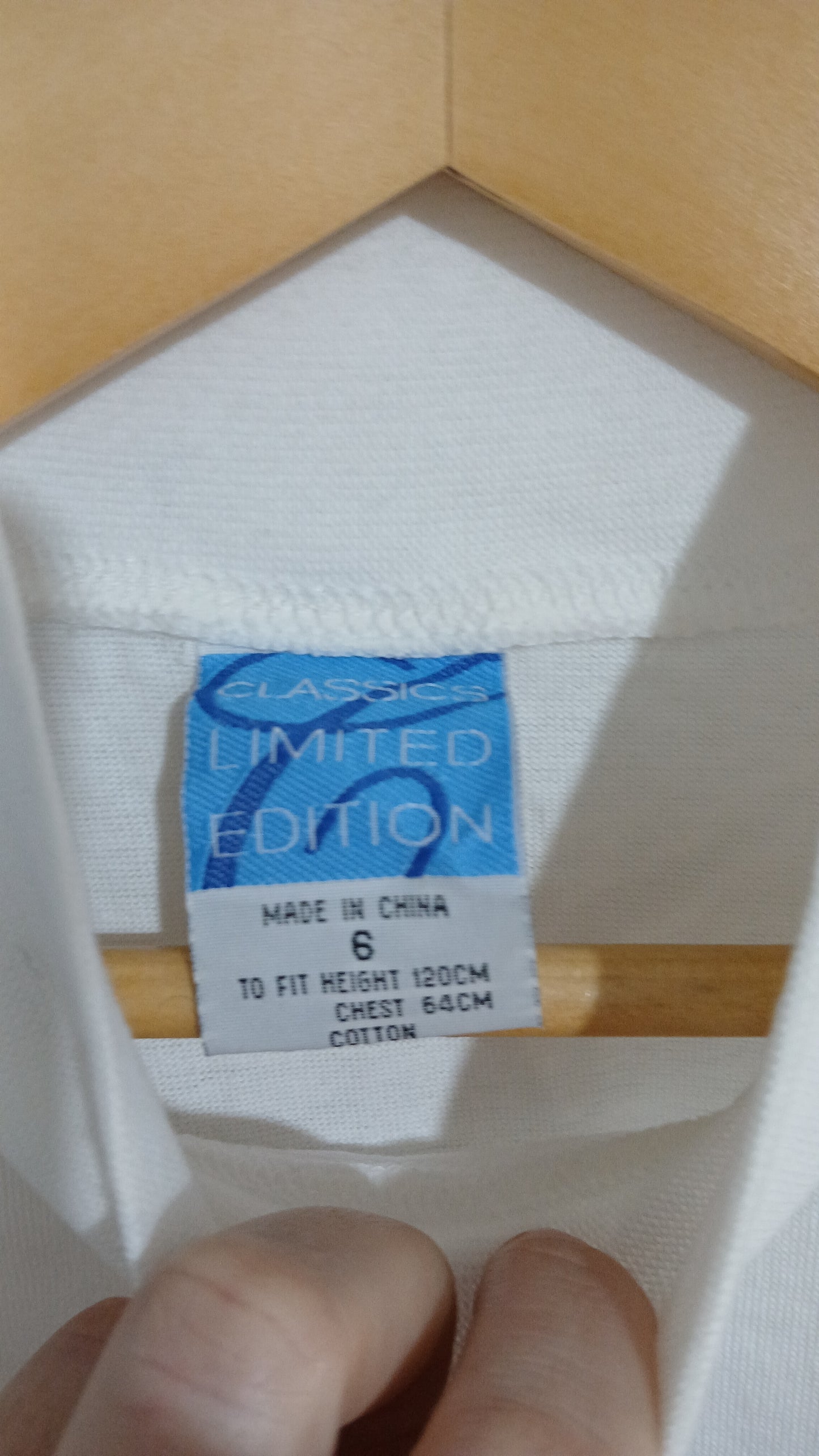 (6JNR) Classics White L/S Shirt