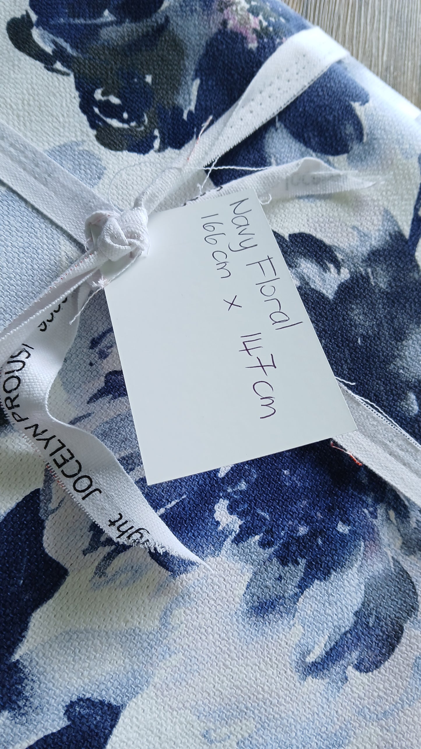 Table Cloth | Navy Floral | 166x147cm | Perfectly Imperfect by Weareable Art
