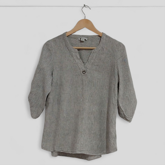 (12) Rockmans | Striped Blouse