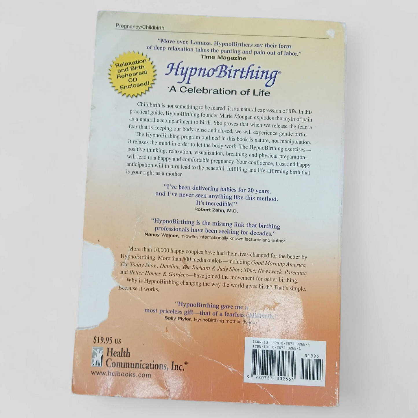 Hypnobirthing The Mongan Method by Marie F. Mongan