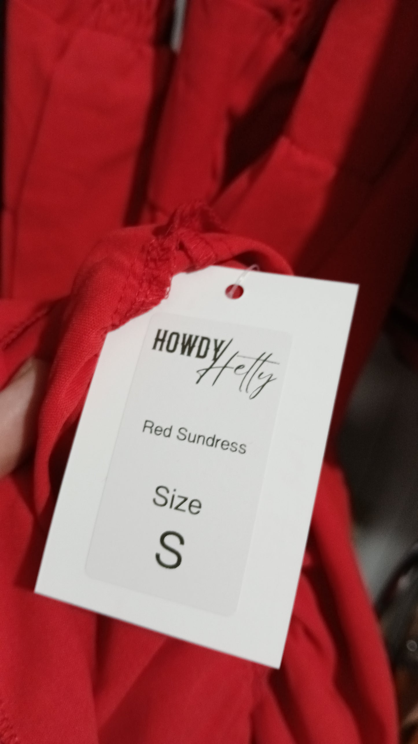 (S) Howdy Hetty | Red Sundress BNWT