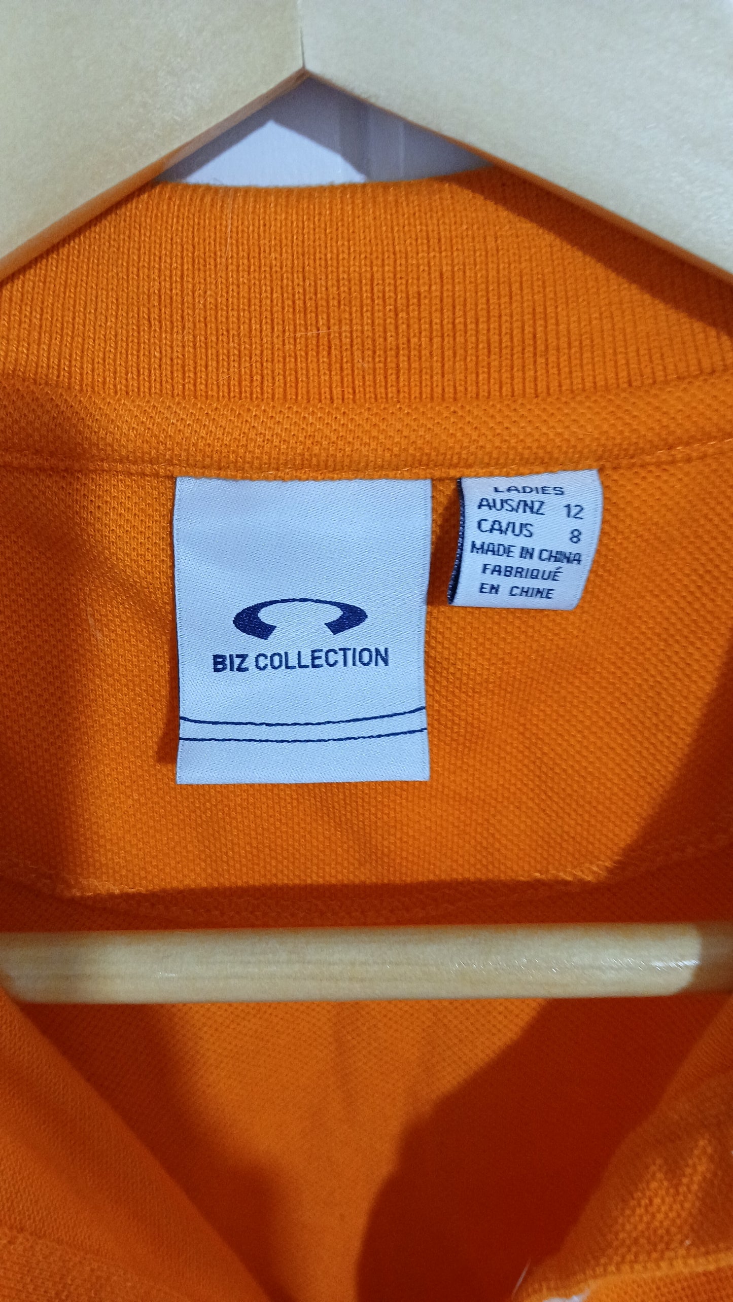 (12) Biz Collection | Orange Polo