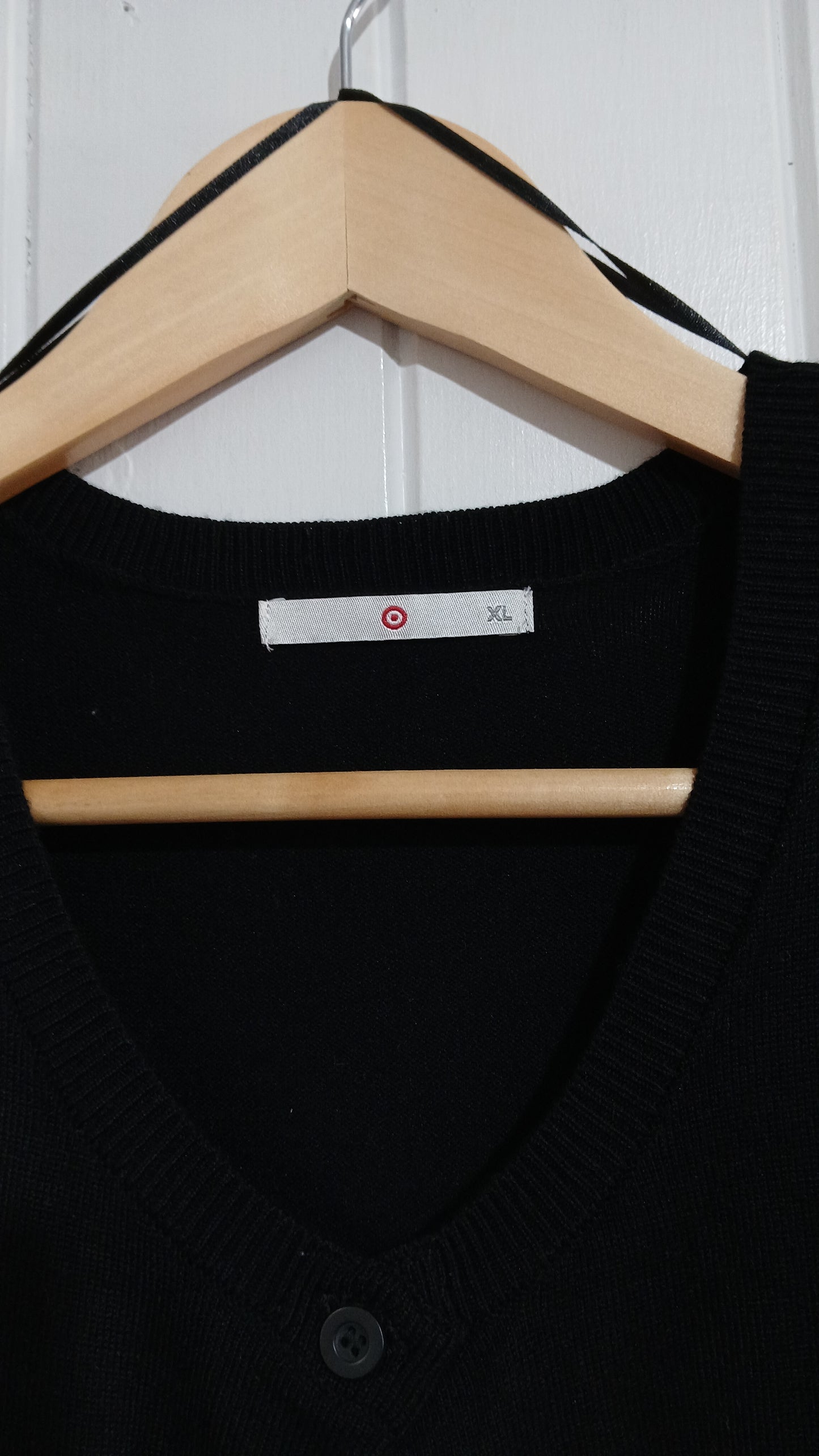 (XL) Target | Black Cardi