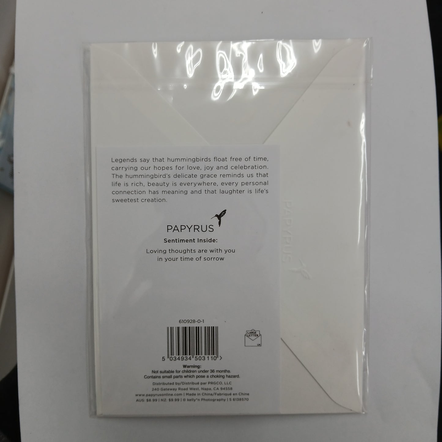 Sympathy Card | With Sympathy | BW Floral