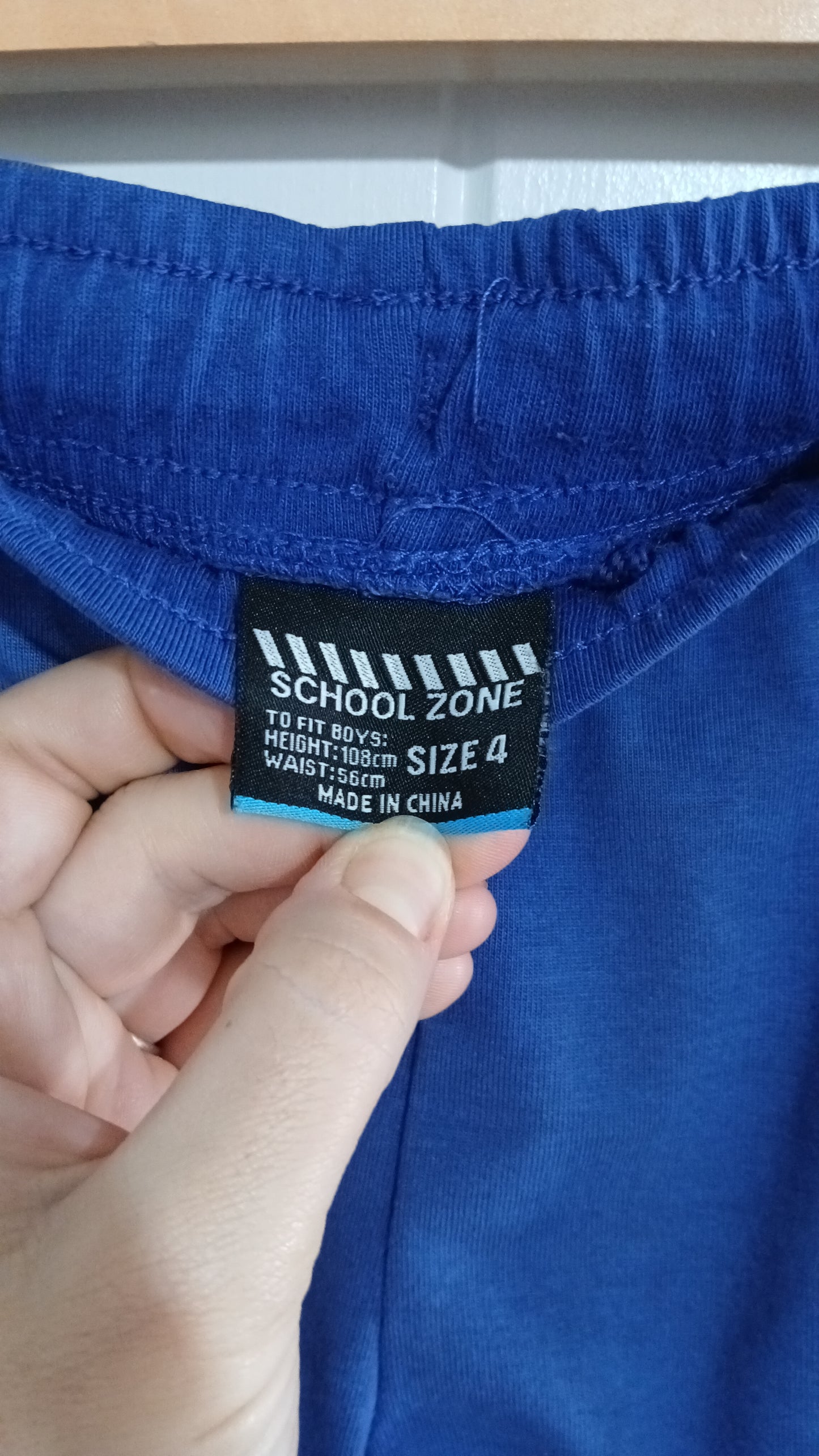 (4JNR) School Zone | Blue Shorts