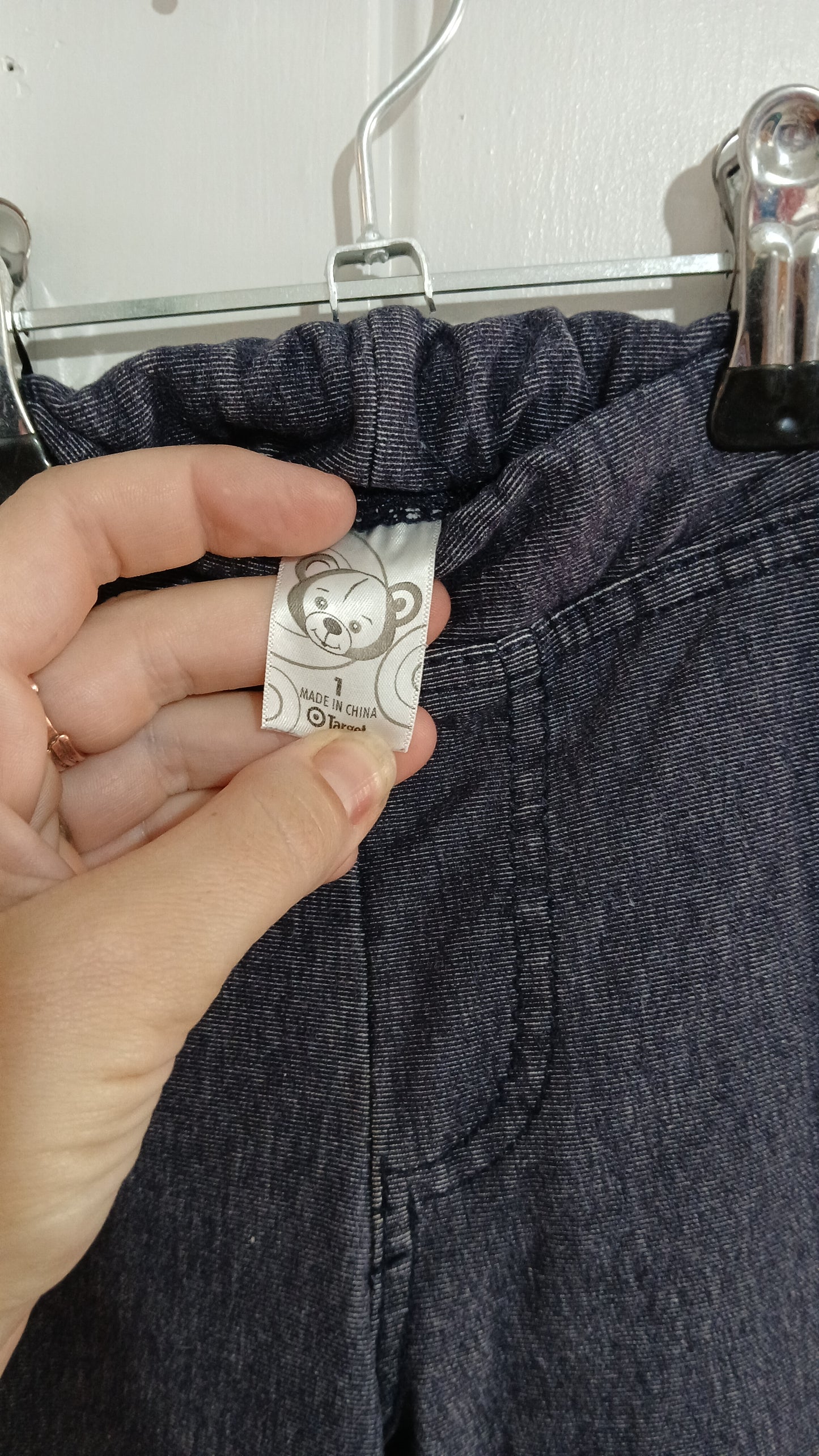 (1JNR) Target | Denim Look Pants