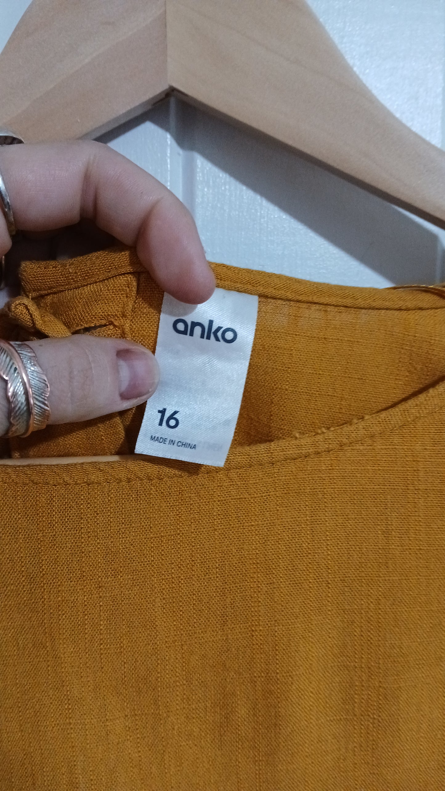 (16) Anko | Mustard Blouse