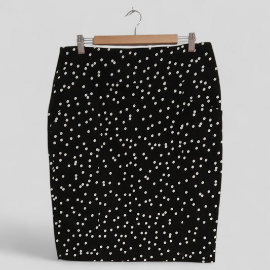(14) Ping Pong | Black Polkadot Skirt