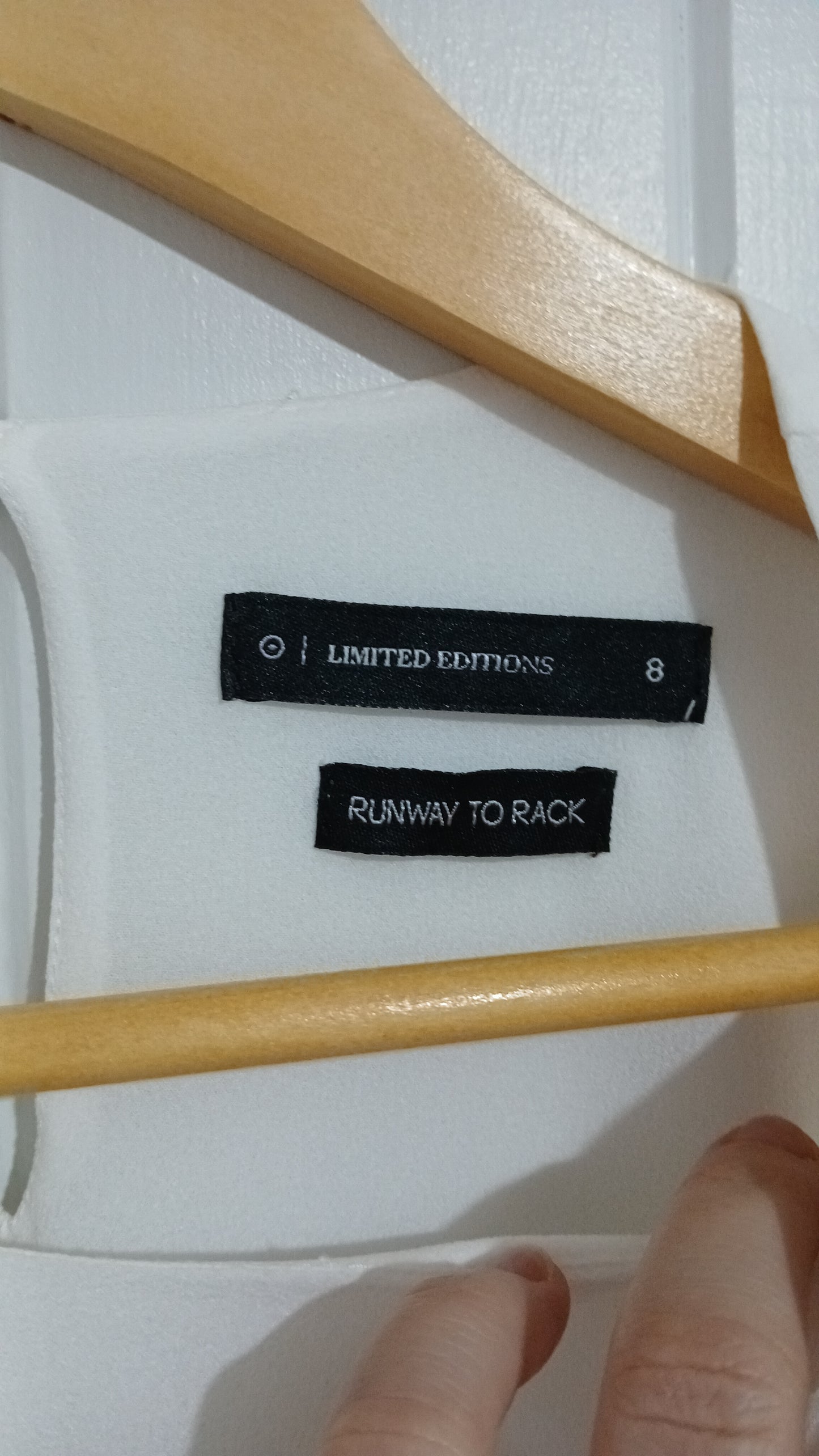 (8) Runway to Rack | White Blouse
