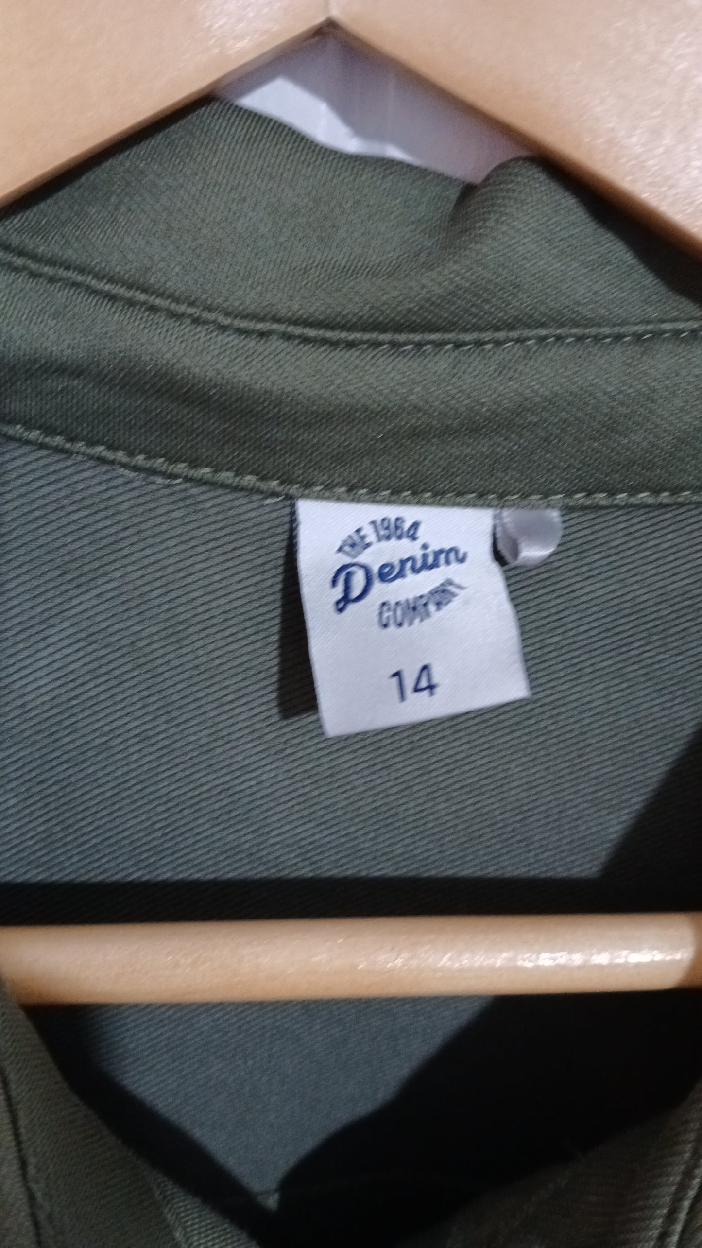 (14) Denim Company | Green LS Jumpsuit