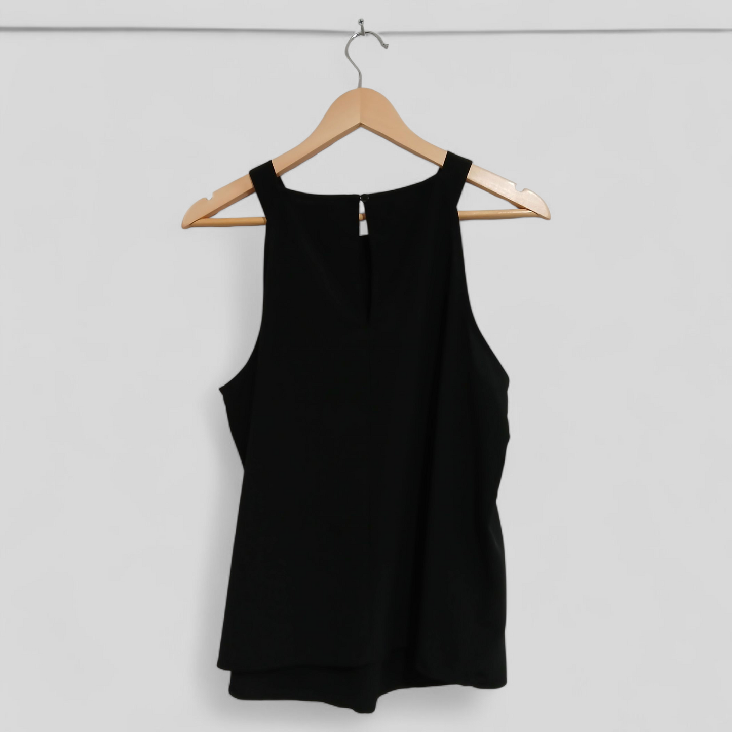 (14) Anko | Black High NEck Blouse