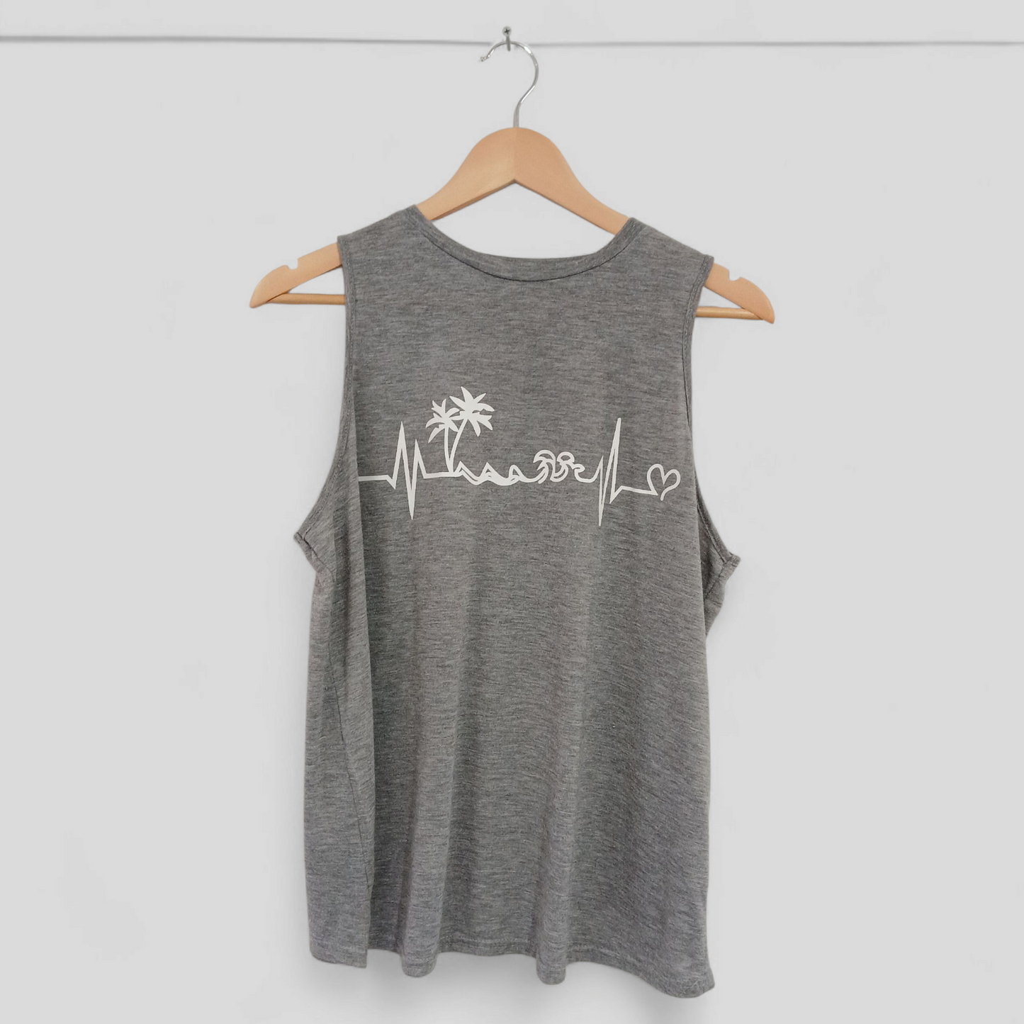 (XL) Emery Rose | Light Grey Tank