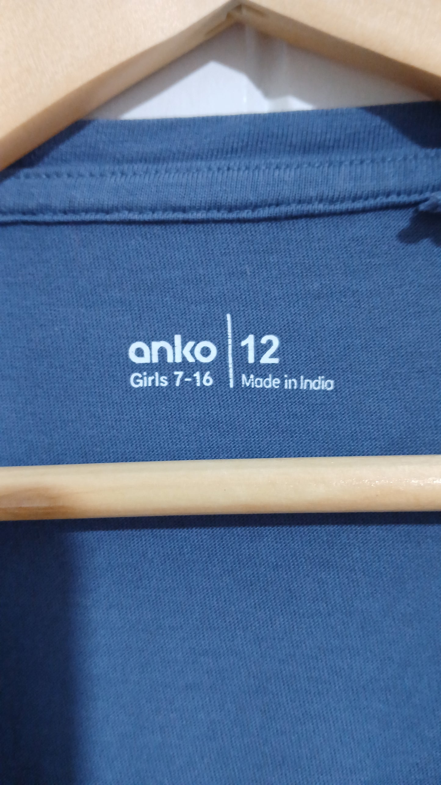 (12JNR) Anko | LS Heart Tee Navy
