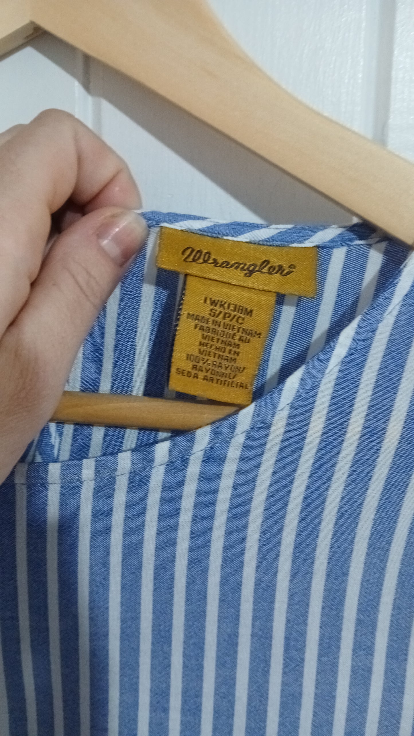 (S) Wrangler | Striped Blouse