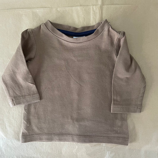 (0000) Organic Cotton Brown L/S Shirt