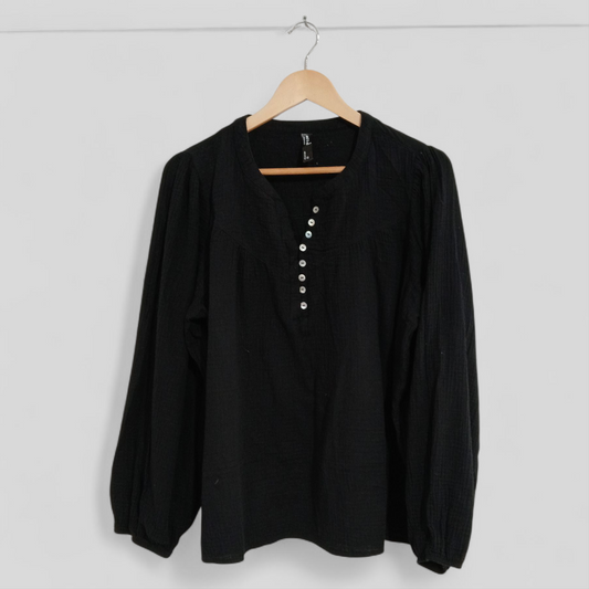 (16) Edited | Black Blouse