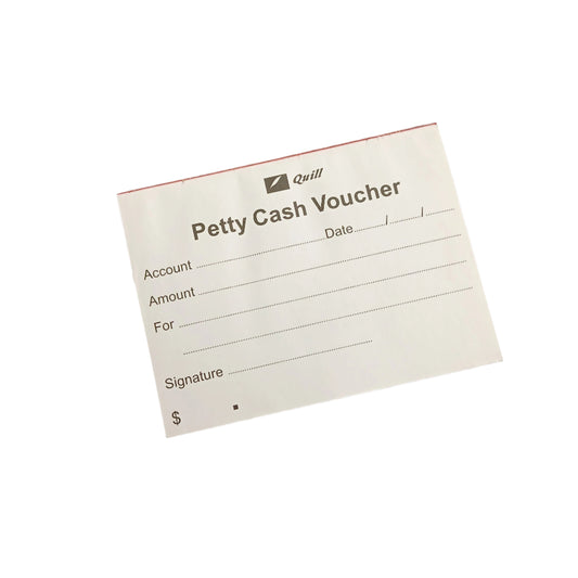 PETTY CASH VOUCHERS QUILL 120X100 50LF