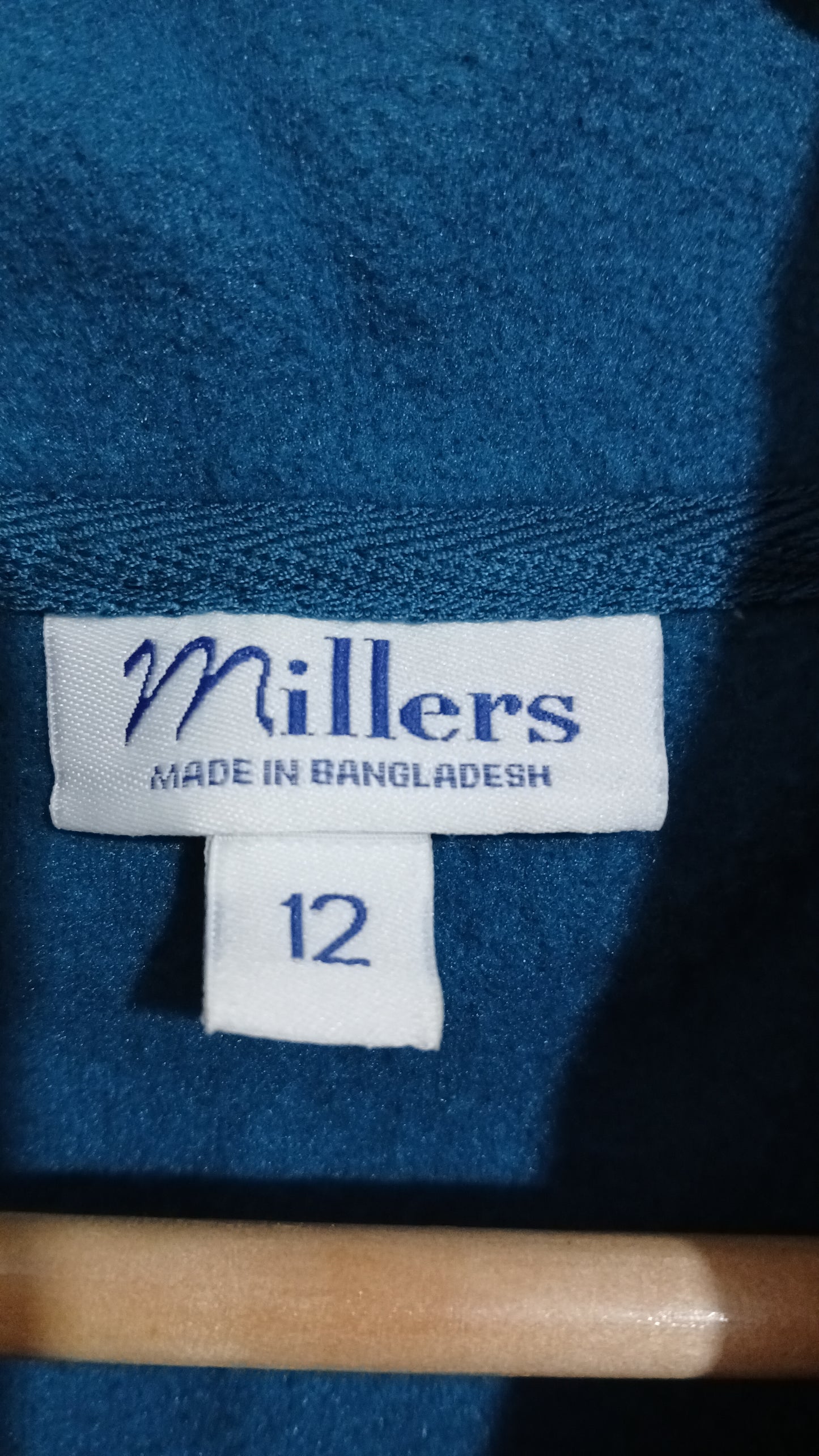 (12) Millers | Teal Zip Jumper