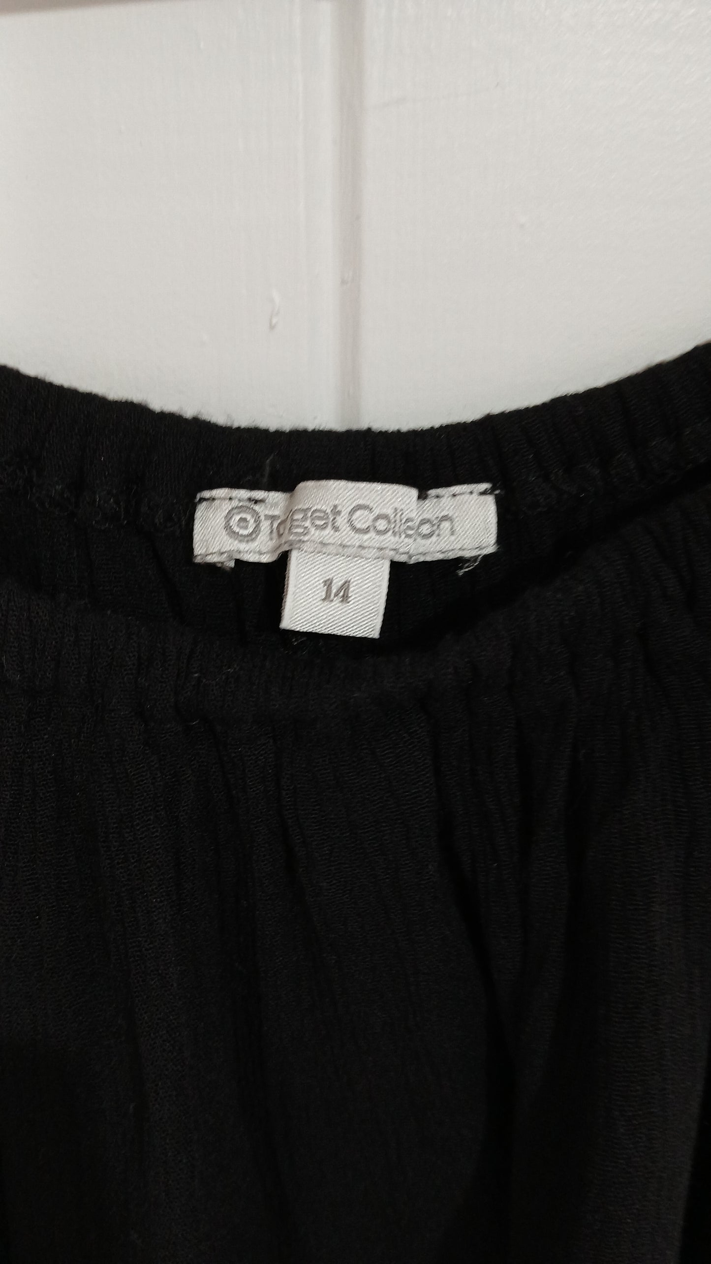 (14) Target | Black Ruffle Shoulder Blouse