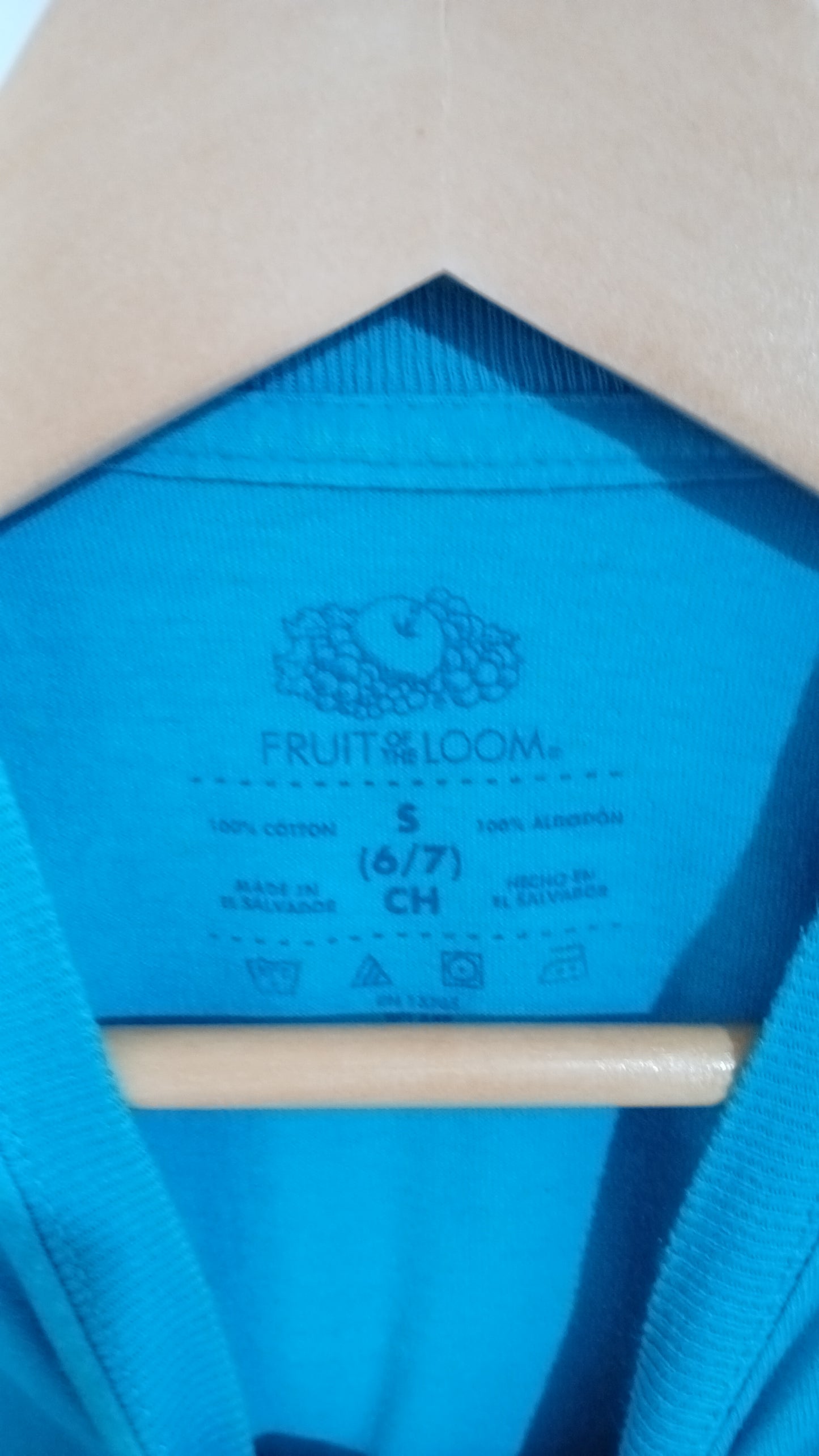 (6-7JNR) Fruit of the Loom | Blue Tee