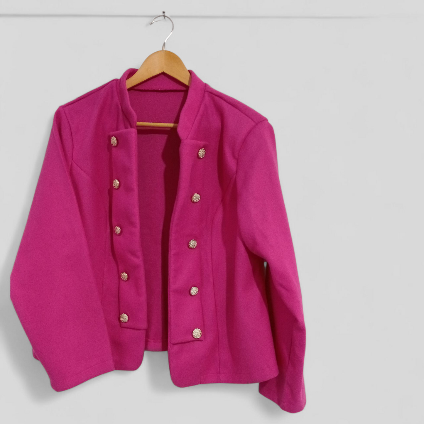 (0XL) Shein Curve | Pink Open Front Cardi