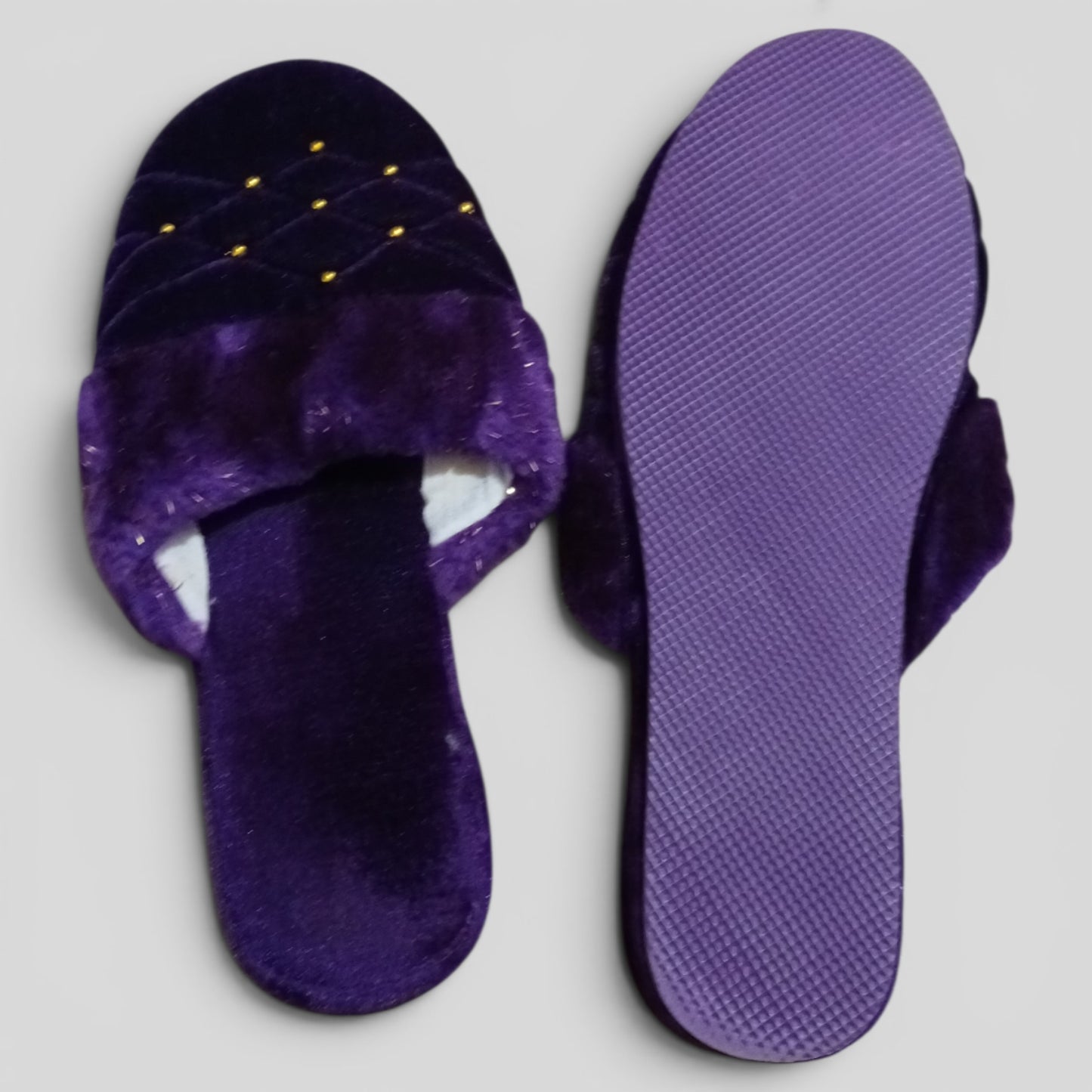 (38-39) Purple Slippers