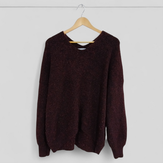 (L) Target | Maroon Sweater