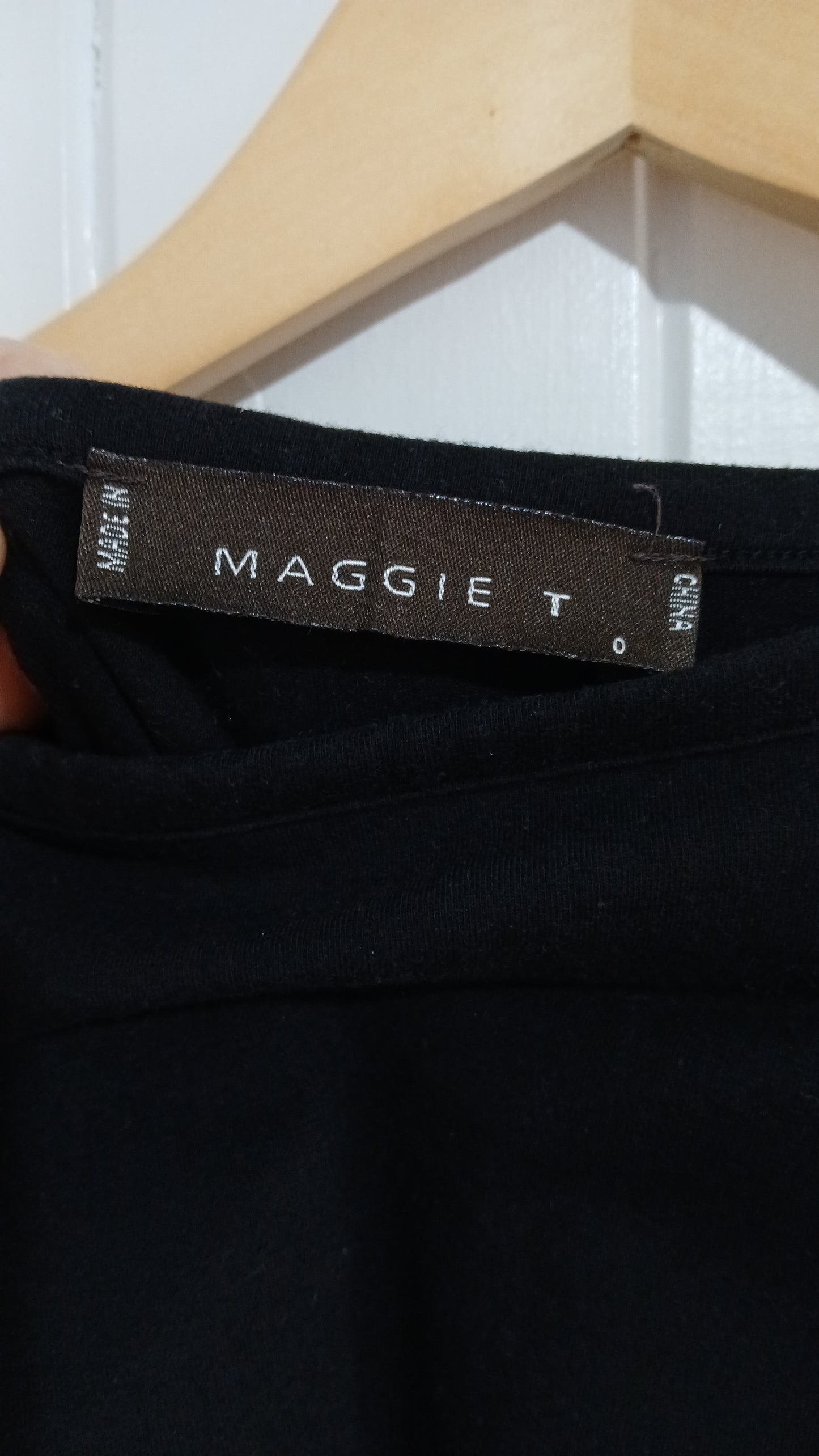 (M) Maggie T | Black Blouse