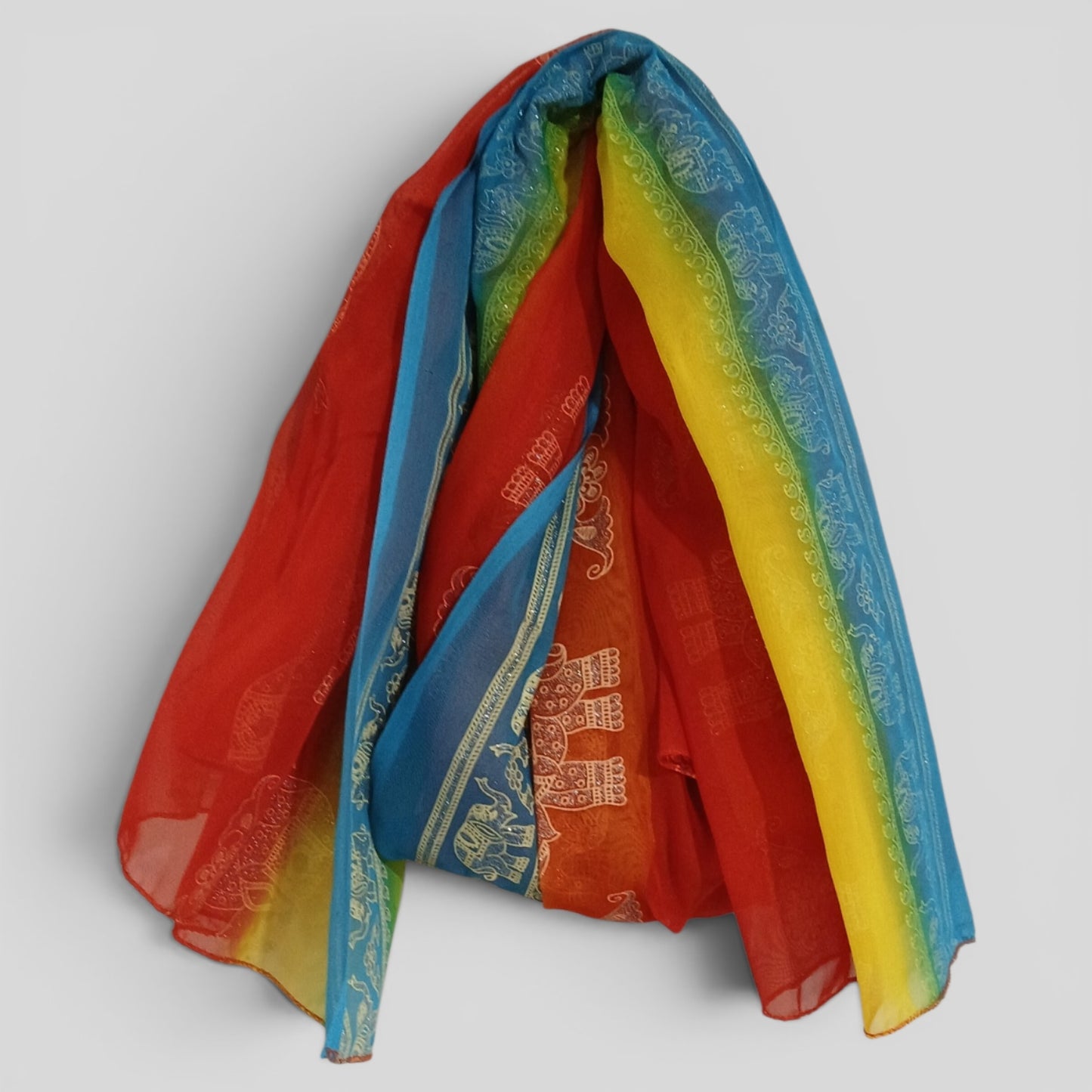 Scarf | Colourful Elephants