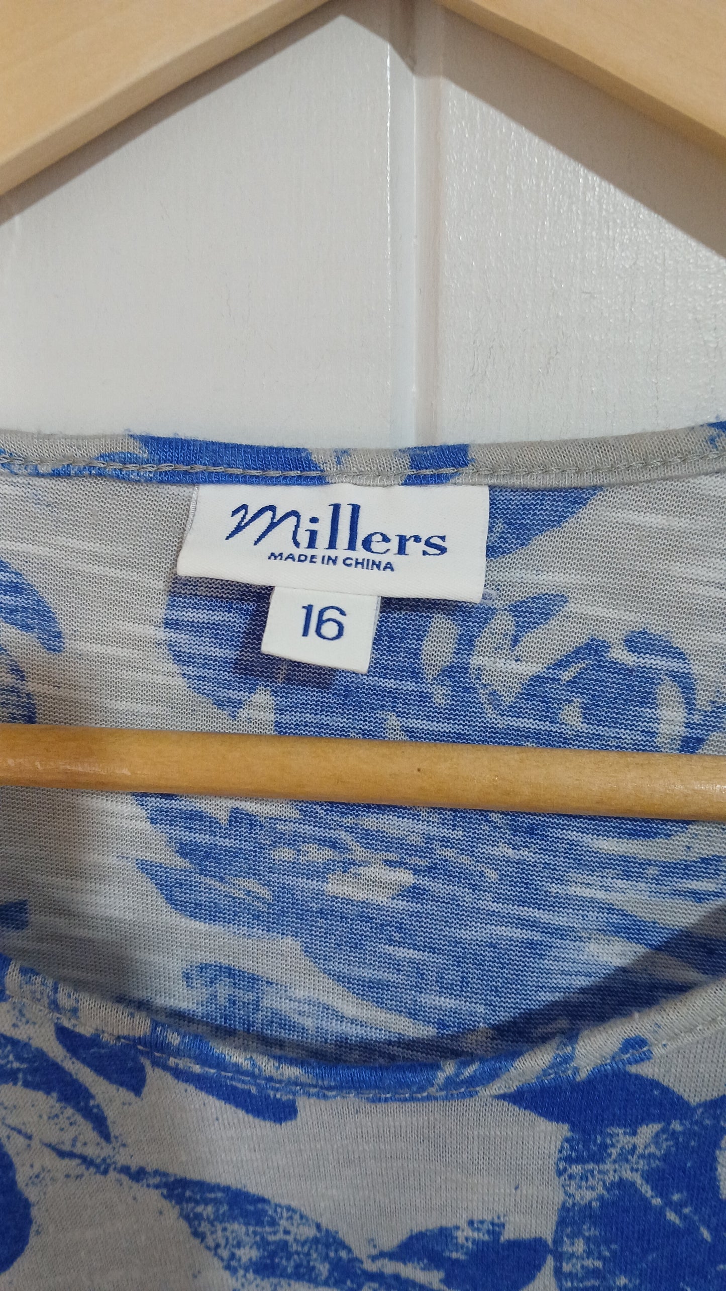 (16) Millers | Blue Floral Blouse