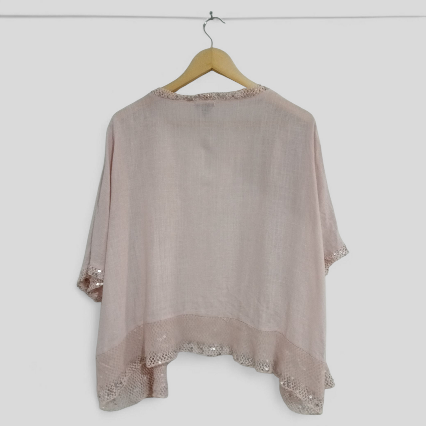 (XL) Threadz | Pink Sequin Cardi