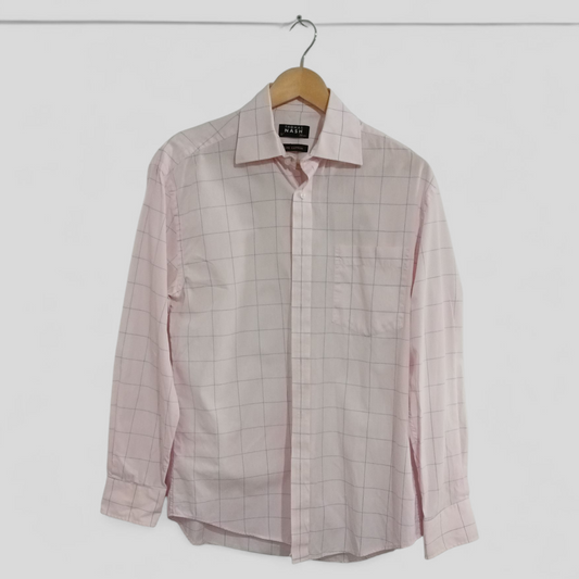 (38) Thomas Nash | Pink Check LS Shirt