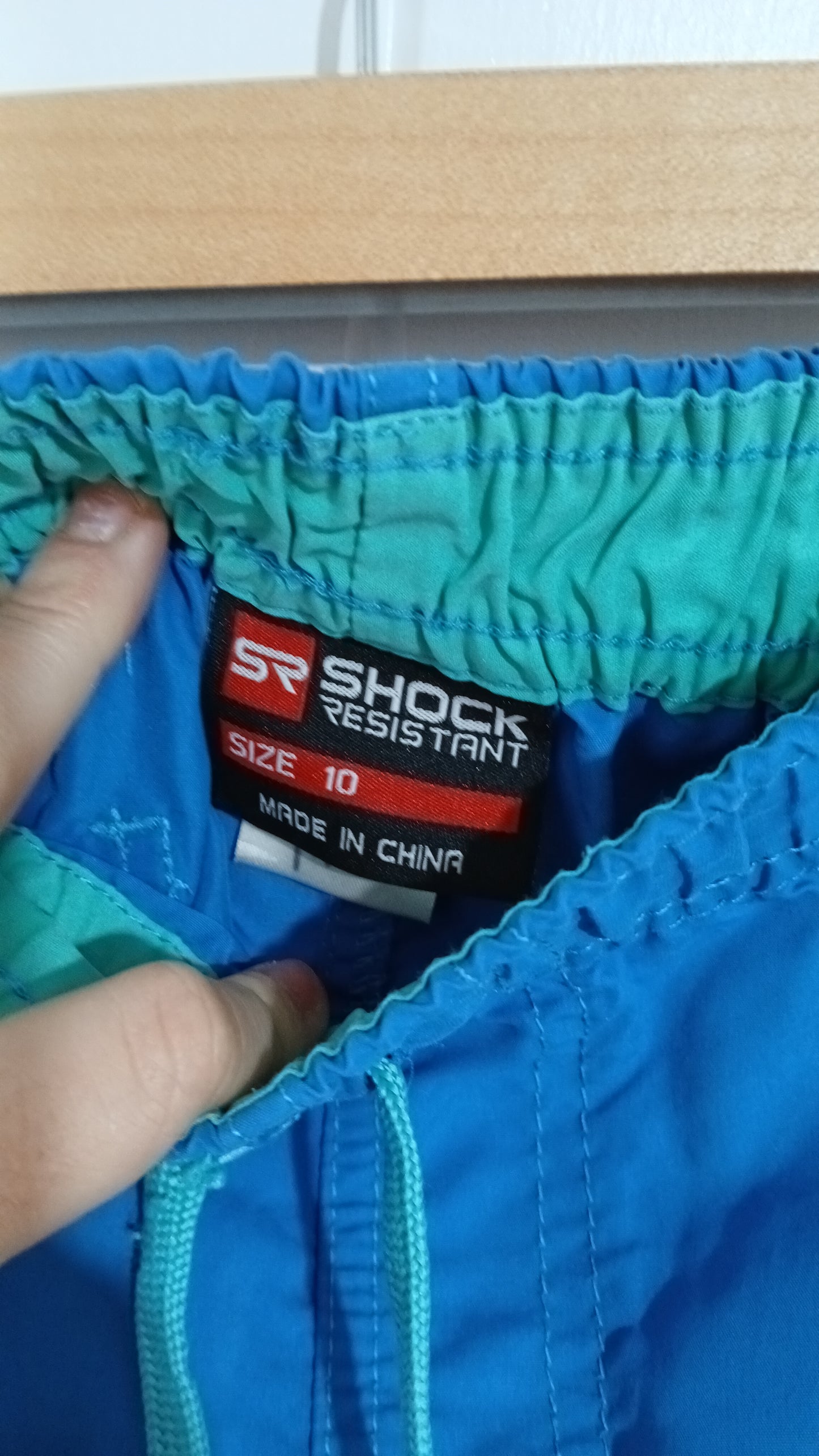 (10JNR) Shock Resistant | Blue Shorts