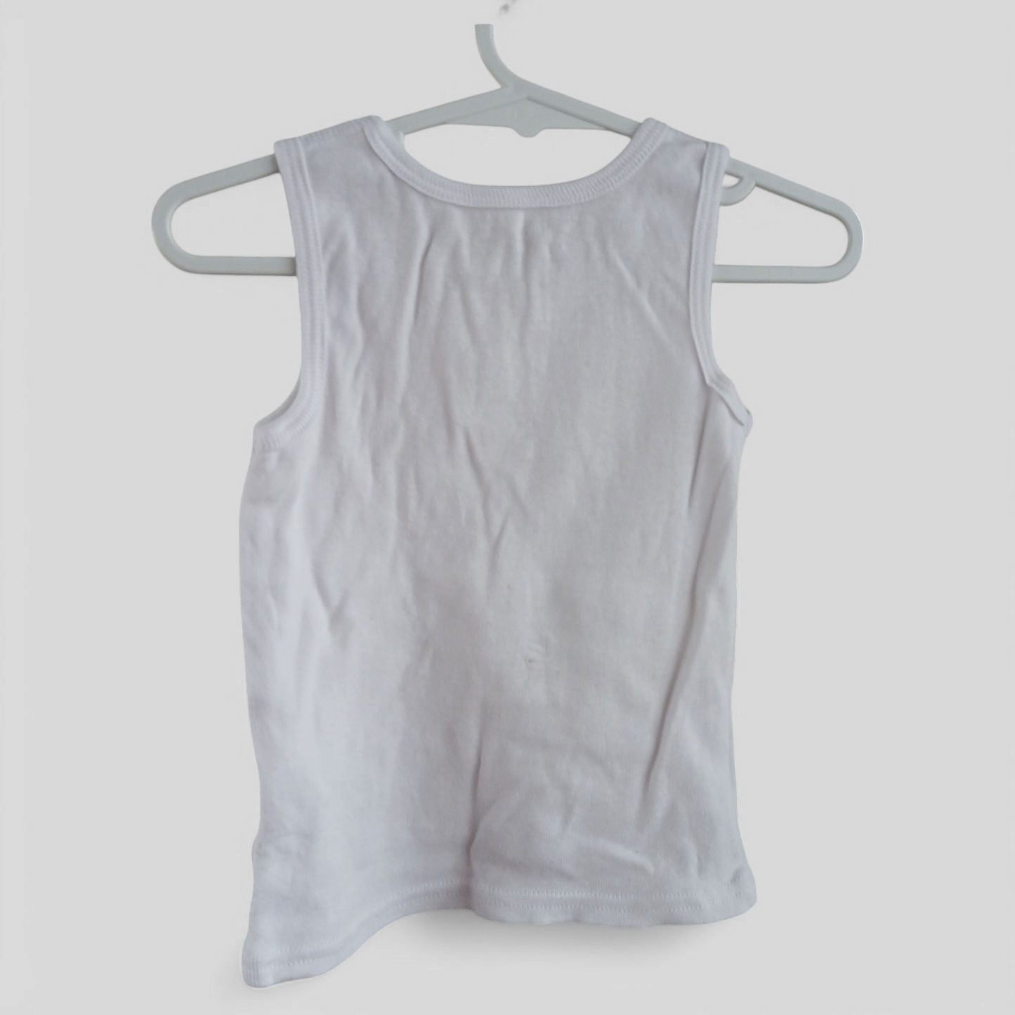 (2/3) Brilliant Basics | White Singlet