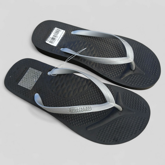 (35/36) AUSSIEANA | SLIM STRAP | BLACK/SILVER