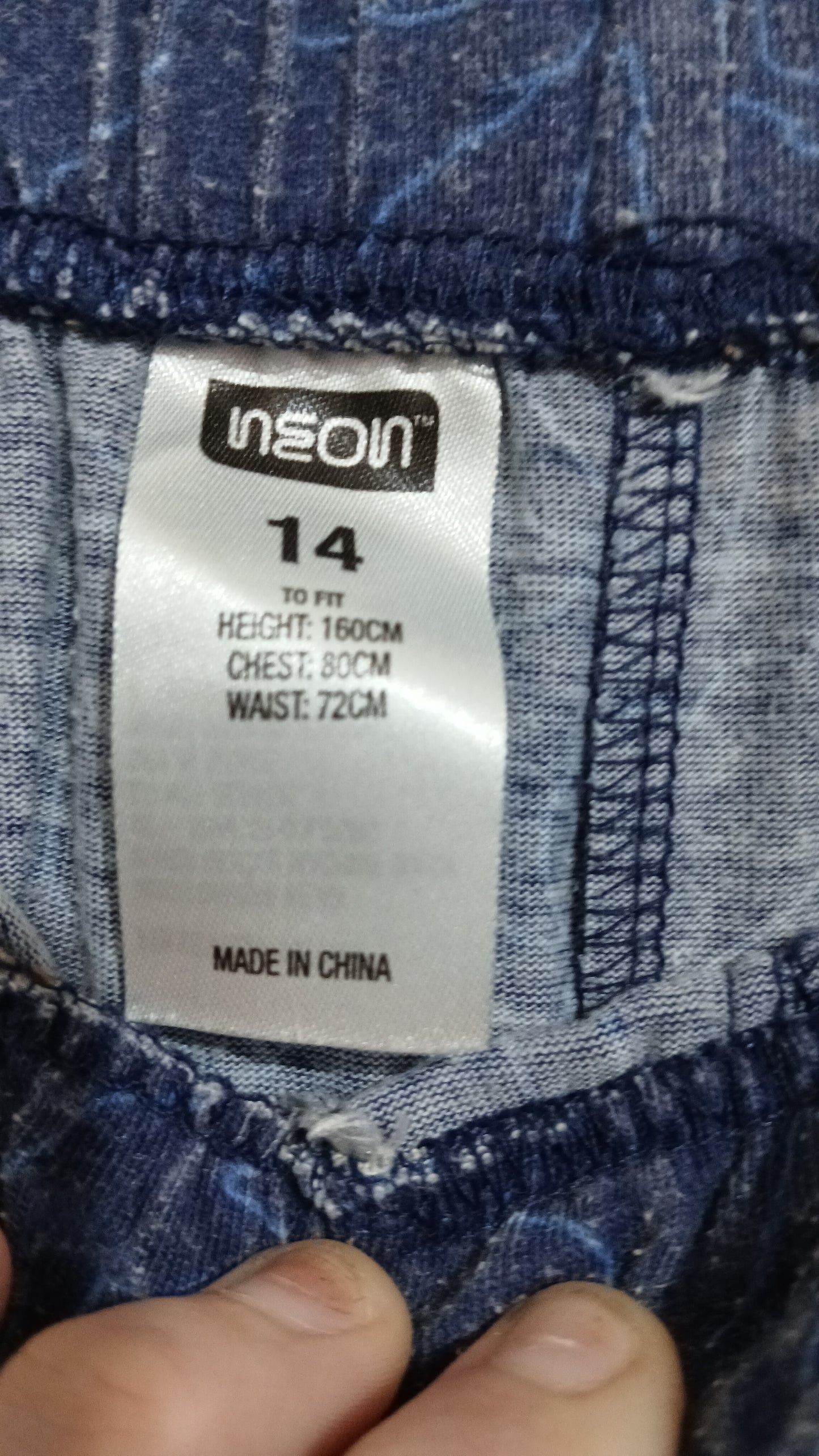 (14JNR) Neon | Shark PJ Pants