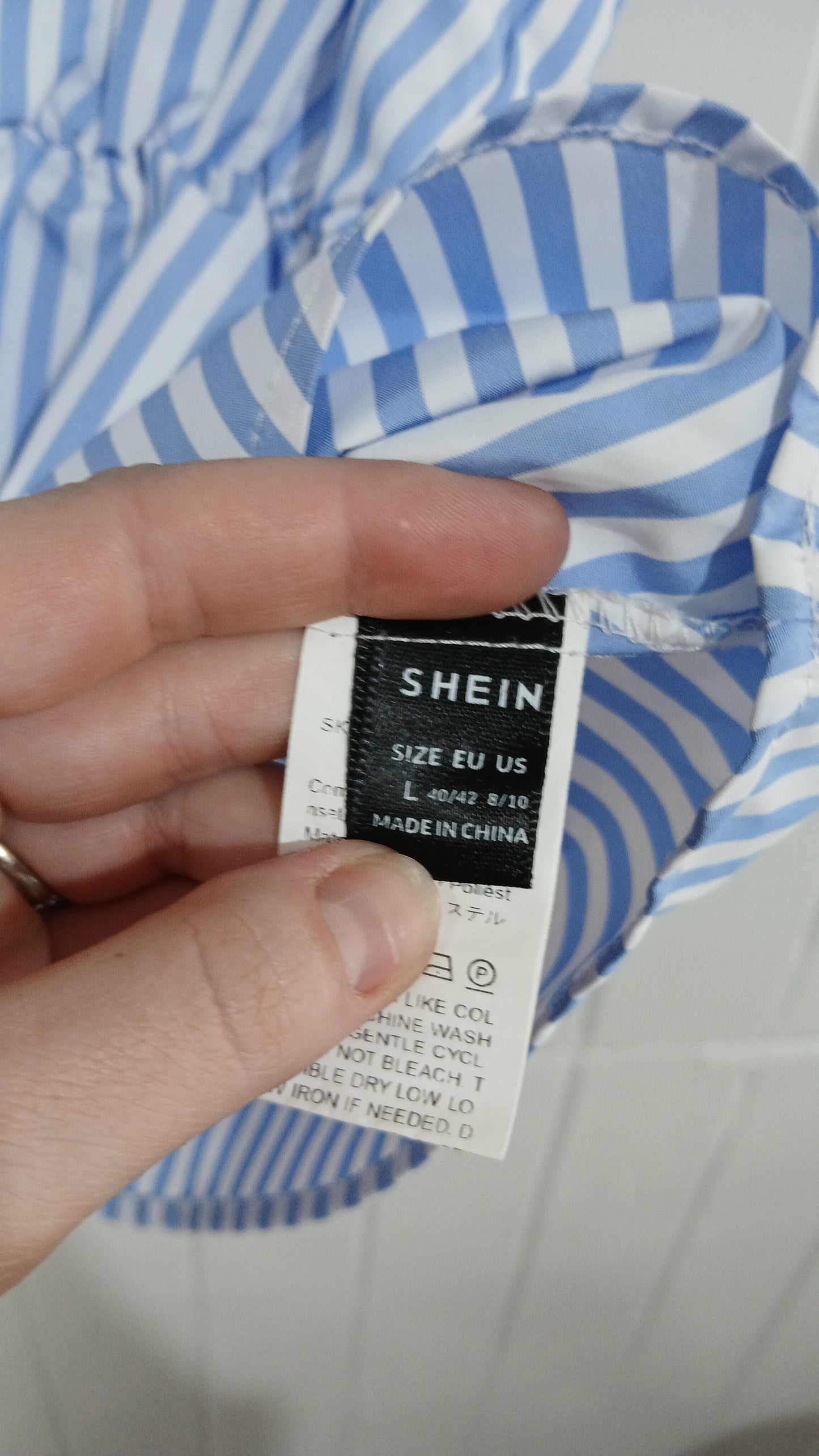 (L) Shein | Striped Blouse