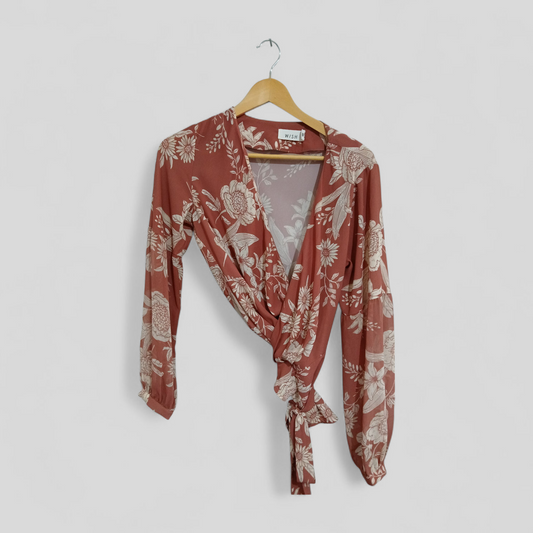 (XS) Wish | Wrap Blouse