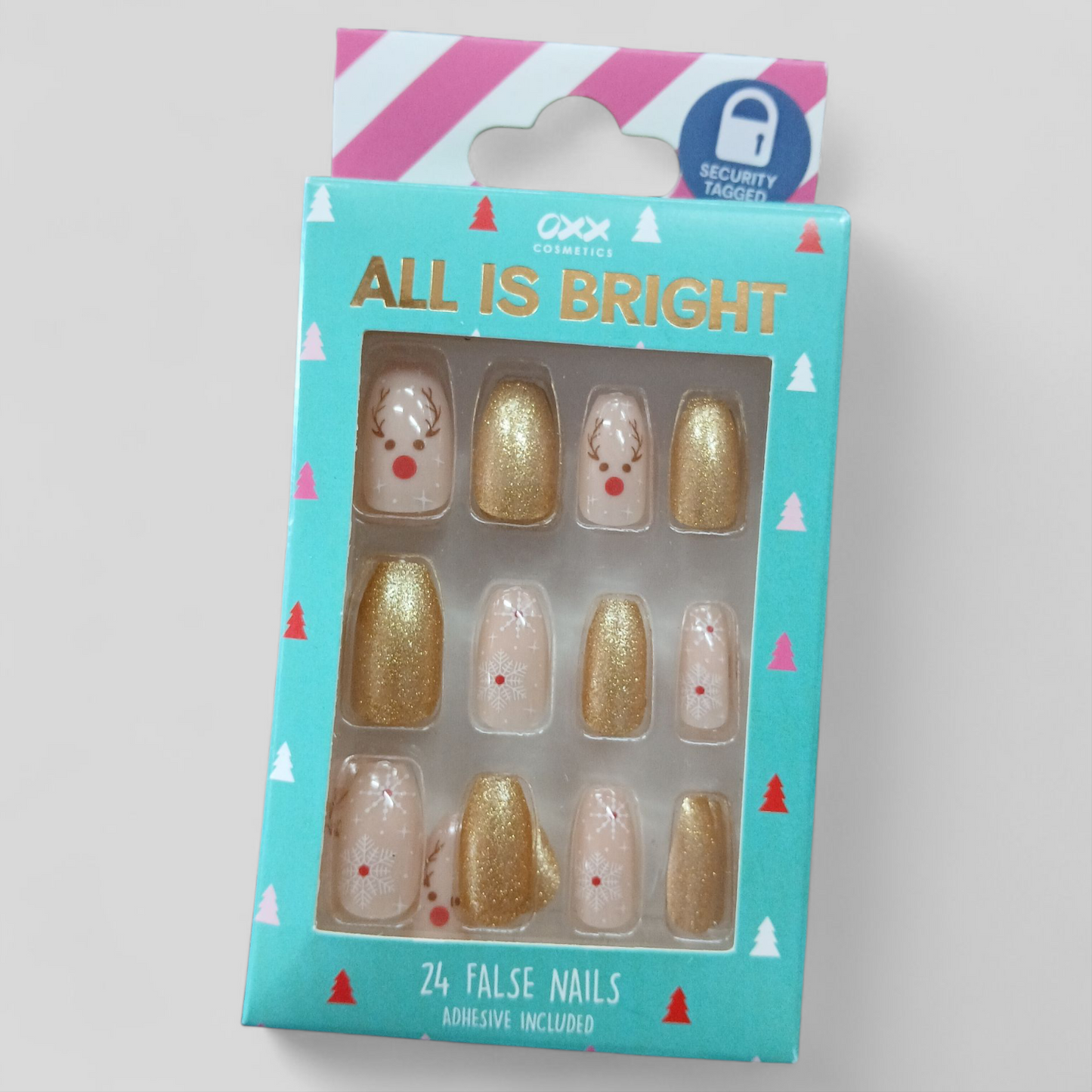 Christmas False Nails