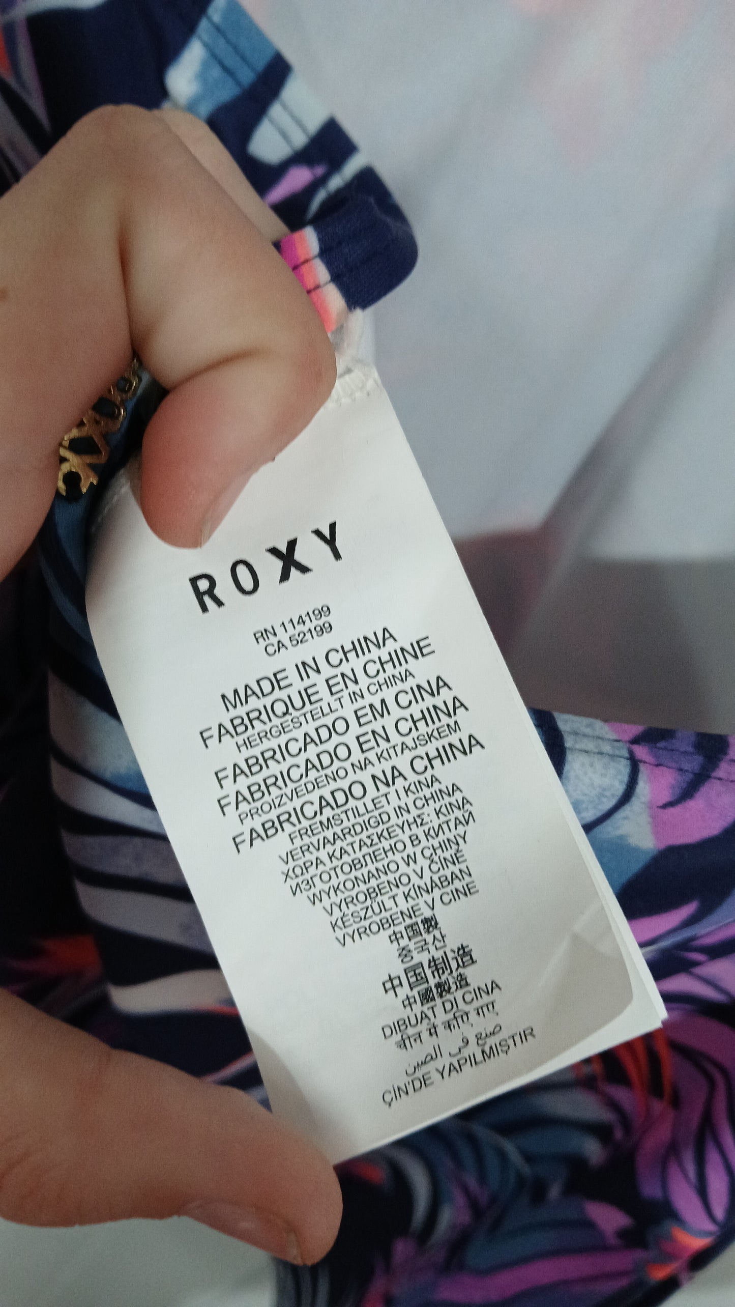 (XL) Roxy | Floral Swimtop