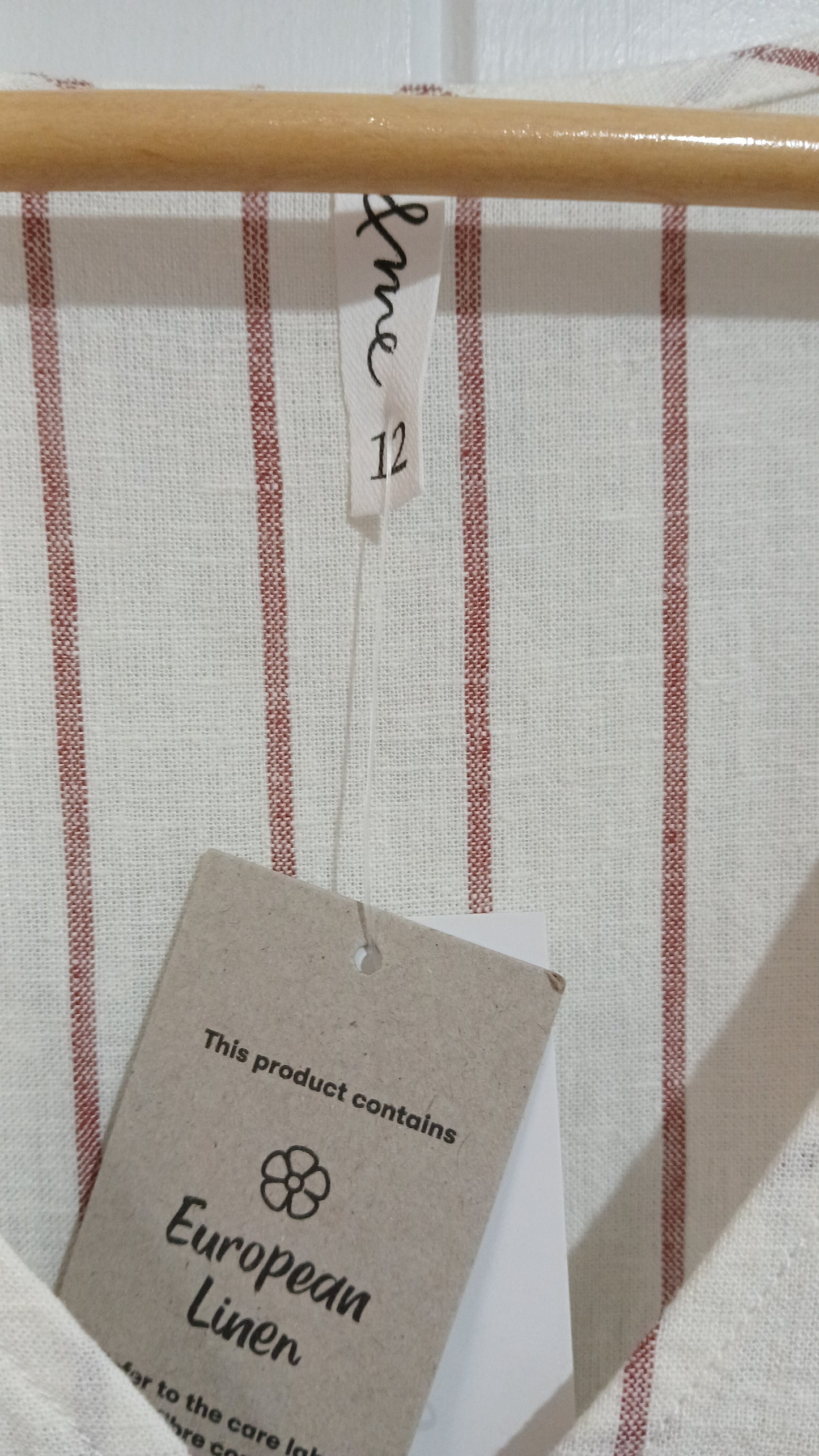 (12) &me | Linen Striped Dress | BNWT